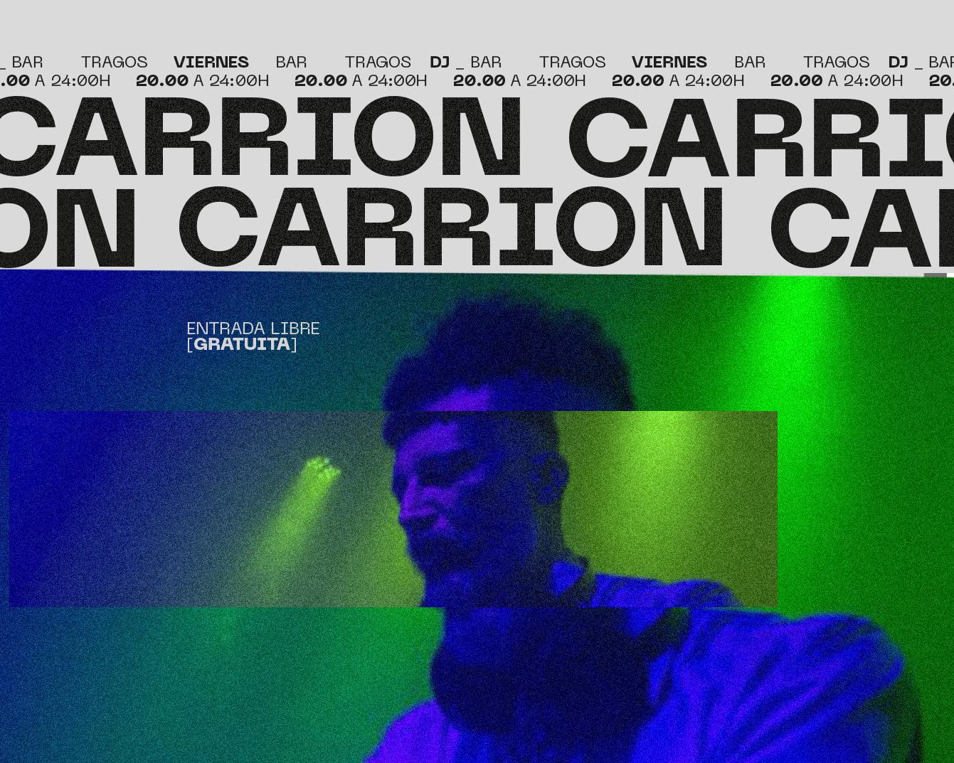 [Viernes en Contraviento] DJ Carrión + Bar. El viernes 8 de mayo de 20 a 24 en Contraviento. Entrada libre y gratuita. 