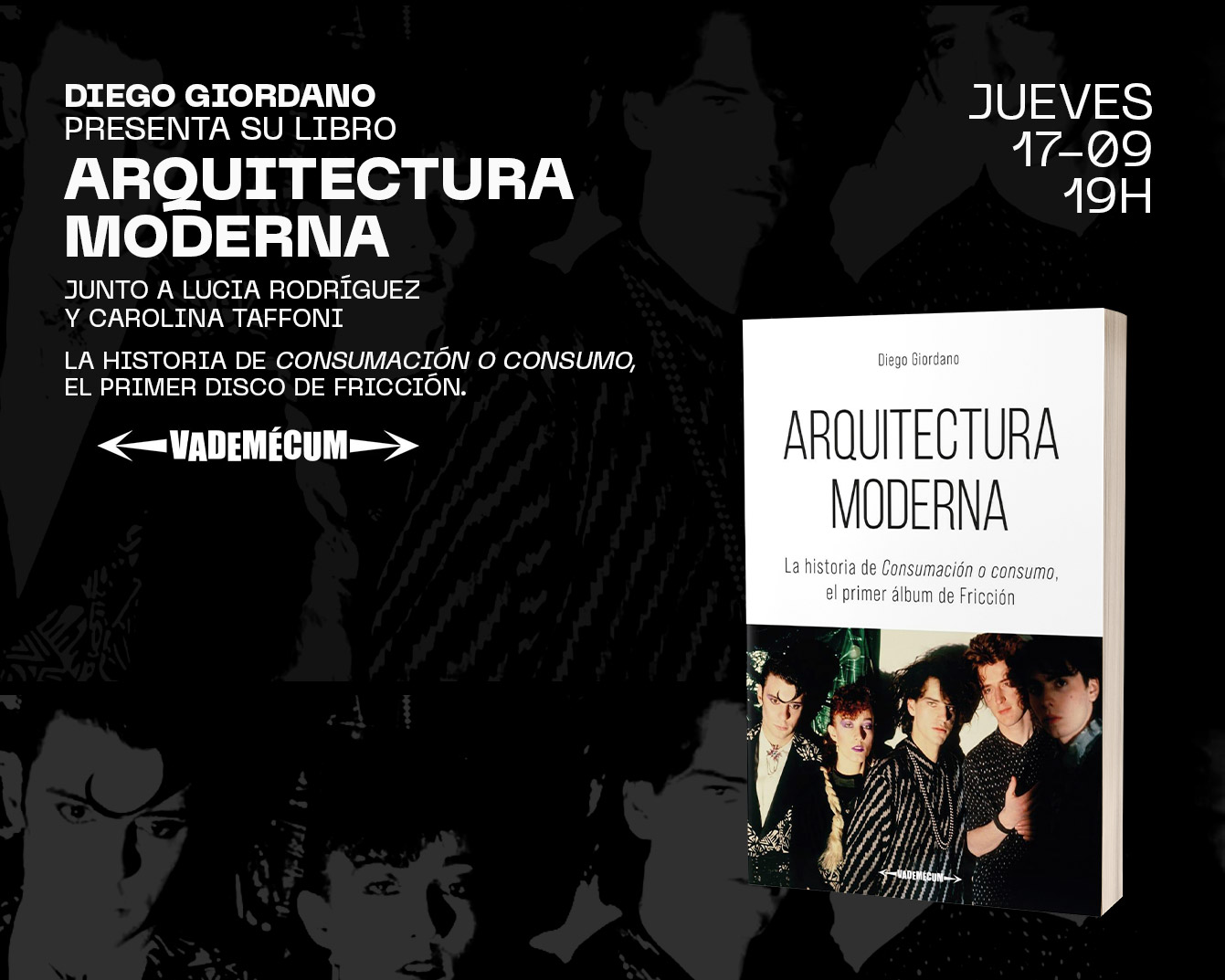 [Presentación de libro] Arquitectura moderna de Diego Giordano, el jueves 17 de septiembre a las 19 en Contraviento. Entrada libre y gratuita.
