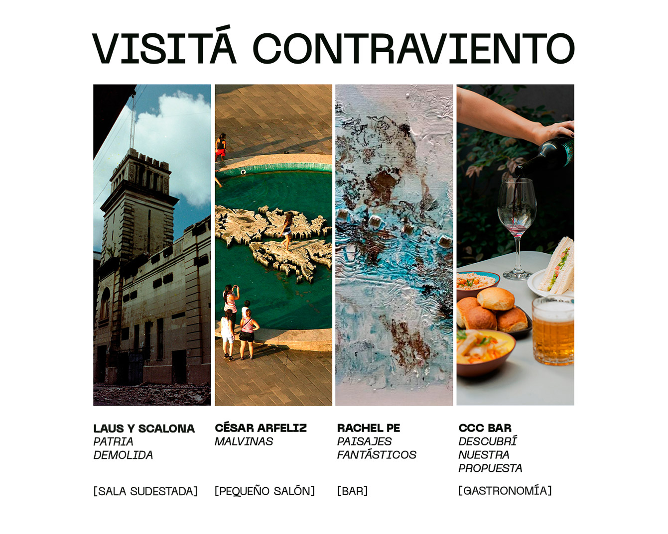 Muestras vigentes en el Centro Cultural Contraviento. 