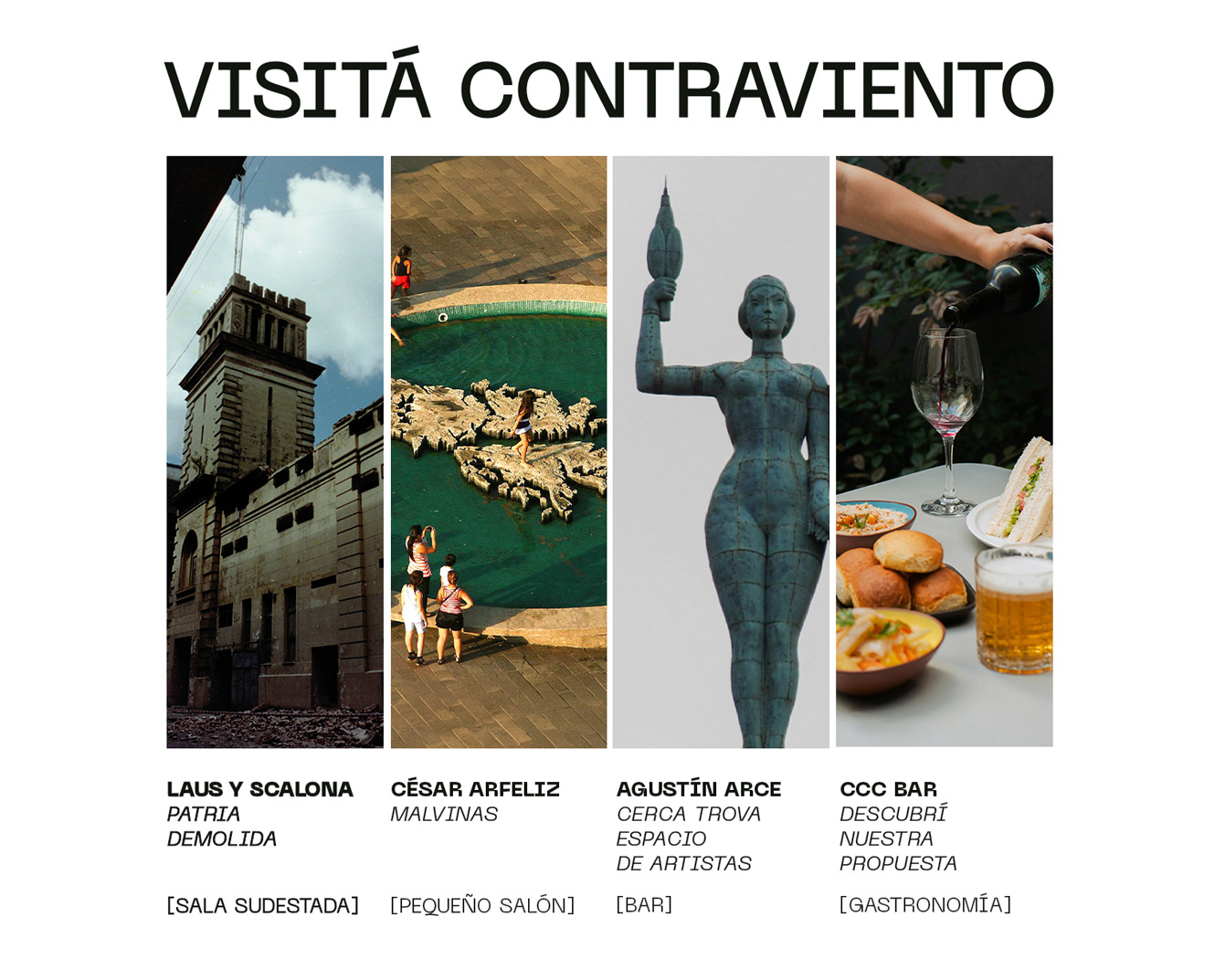 Muestras vigentes en el Centro Cultural Contraviento. 
