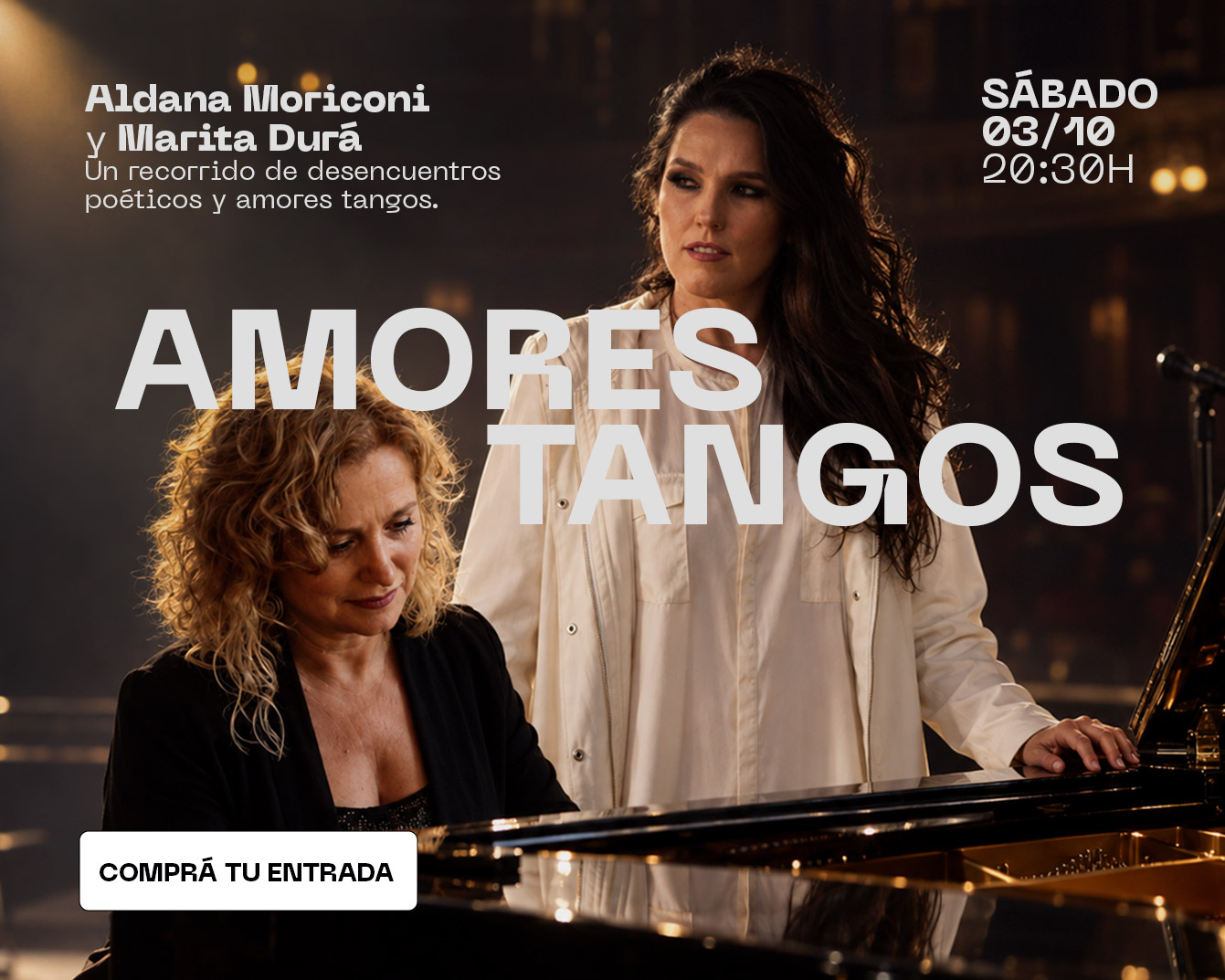 [Música en Contraviento] Amores tangos, el sábado 3 de octubre a las 20,30 en Contraviento. Entradas a la venta. 