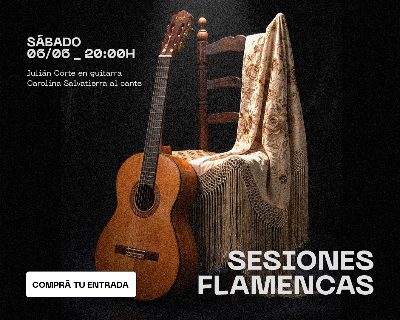 [Música en Contraviento] Sesiones flamencas, el sábado 6 de junio a las 20 en Contraviento. Entradas a la venta.