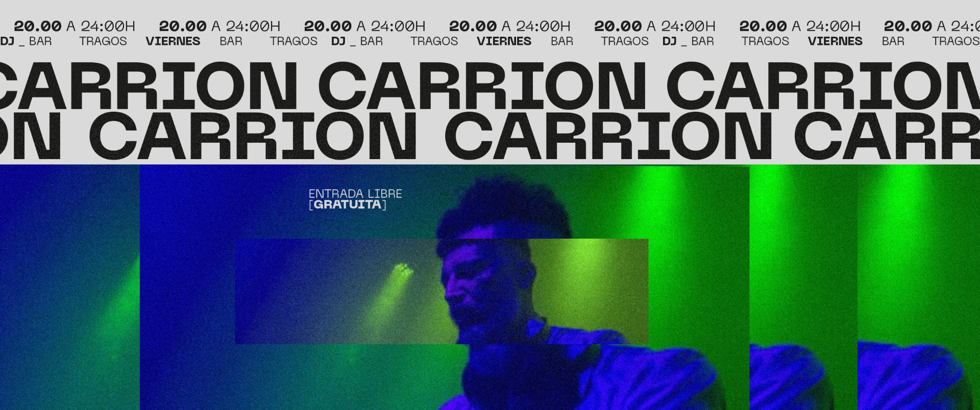 [Viernes en Contraviento] DJ Carrión + Bar. El viernes 8 de mayo de 20 a 24 en Contraviento. Entrada libre y gratuita. 