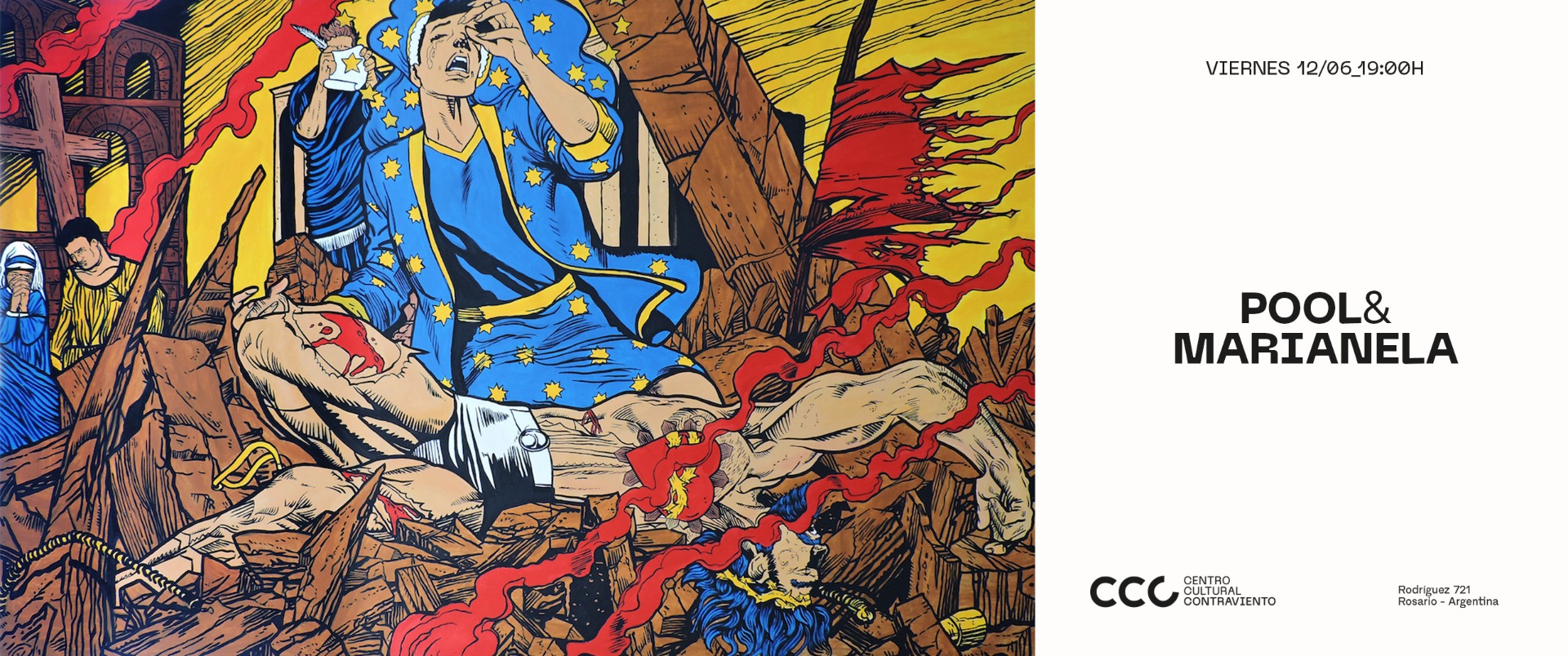 [Inauguración de muestra] El arte sacro en la era digital: un camino para la fe en tiempos de inmediatez de Pool&Marianela, el viernes 12 de junio a las 19 en Contraviento. Entrada libre y gratuita.