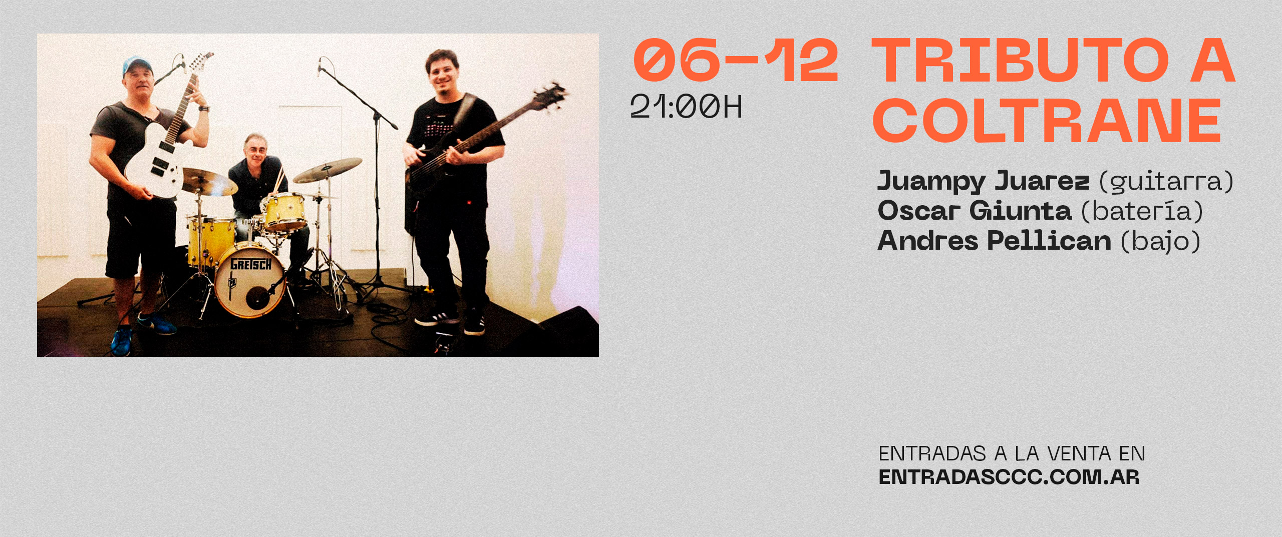 [Música en Contraviento] Tributo a John Coltrane, el 6 de diciembre a las 21. Entradas a la venta. 