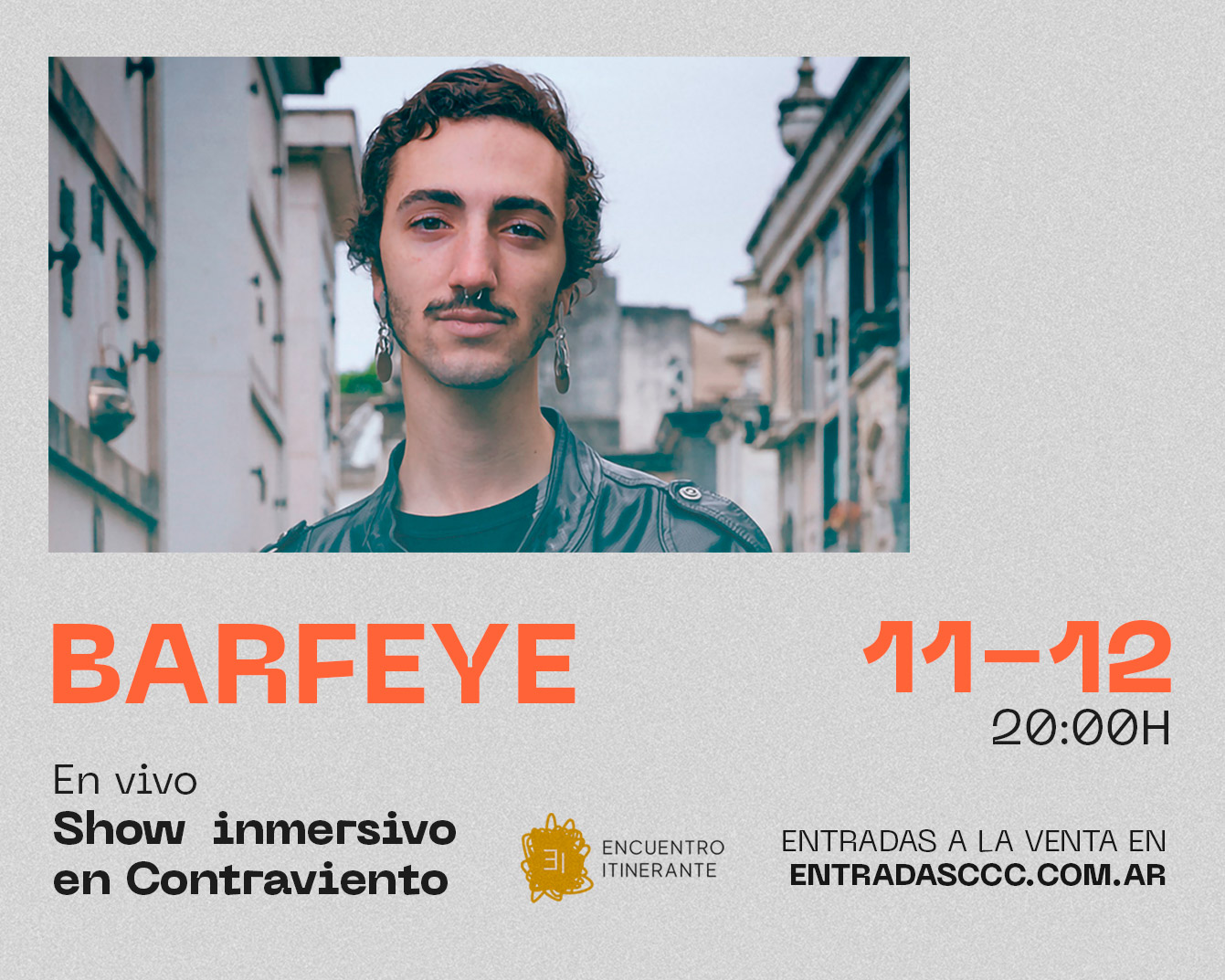[Música en Contraviento] Barfeye, el 11 de diciembre a las 20. Entradas a la venta. 